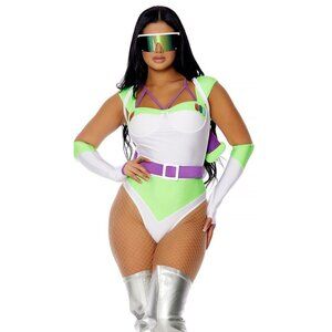 NWT Forplay Beyond Babe Astronaut Costume SZ XS/S Halloween MSRP $81